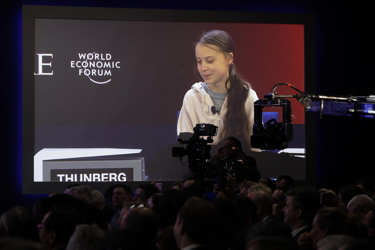 Die schwedische Klimaaktivistin Greta Thunberg will das Ziel des globalen Klimaschutzes, die Erderwärmung auf 1,5 Grad Celsius zu begrenzen, solange wiederholen, bis es Presse und Politik endlich diskutiert und in die Öffentlichkeit trägt. Foto: AP Photo / Markus Schreiber