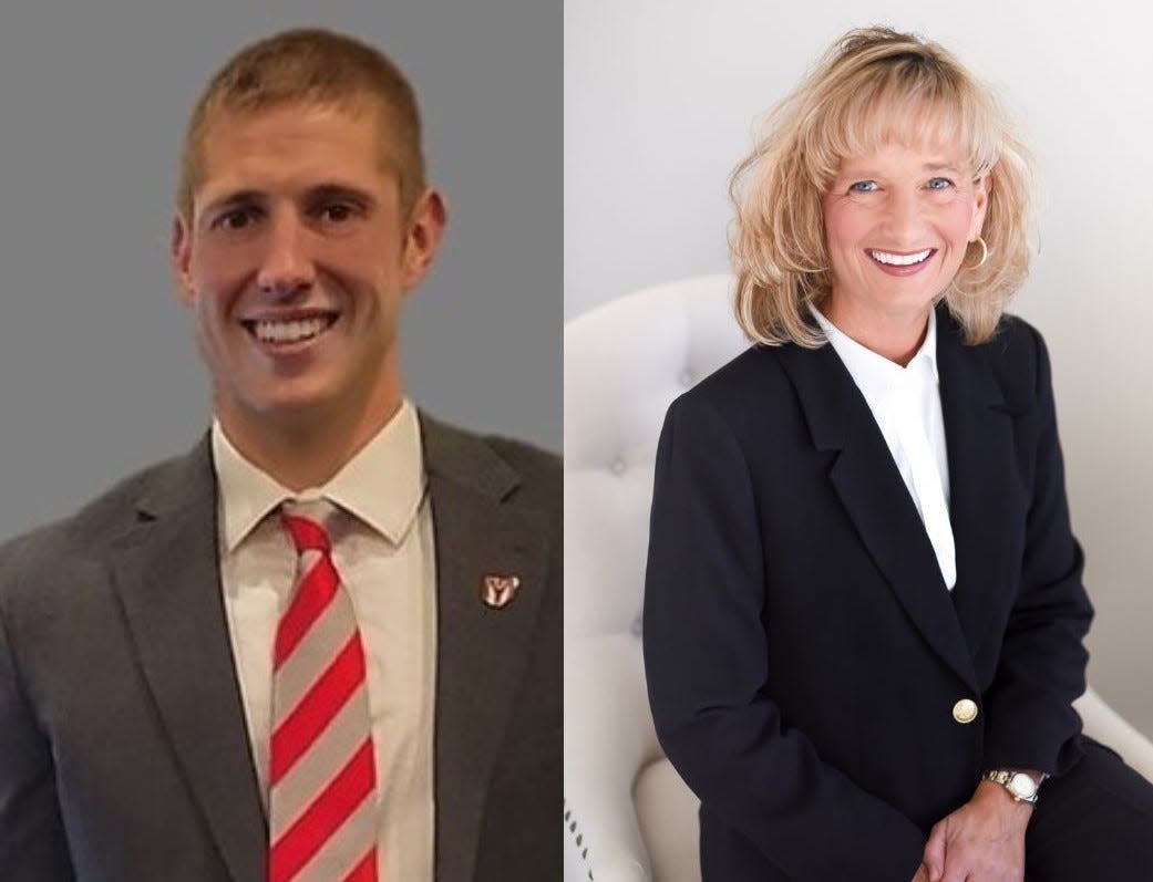 Michelle Teska and Ben McCullough will face each other in the District 55 Republican primary.