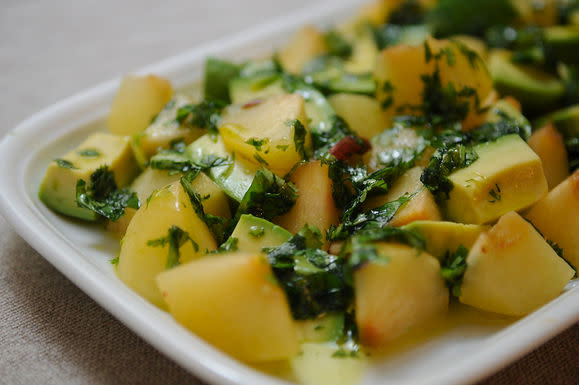 Plum Avocado Summer Salad