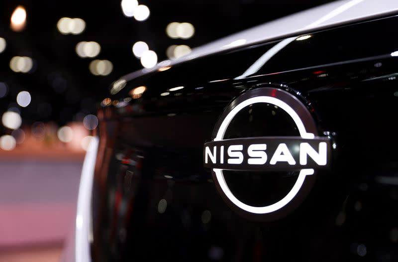 FOTO DE ARCHIVO: El logo de Nissan en Los Ángeles