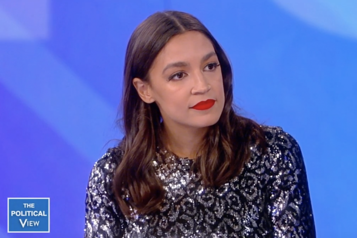 Alexandria Ocasio-Cortez on The View on Wednesday, 19 February 2020: ABC / The View