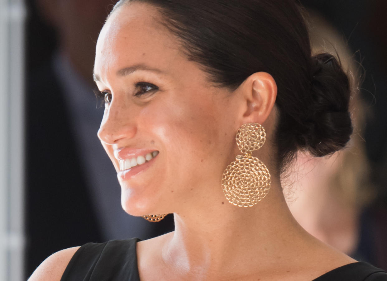 Meghan Markle, the Duchess of Cambridge and Pippa Middleton are all fans of £80 espadrille wedges - which Meghan's worn during her recent royal tour of South Africa [Photo: Getty]