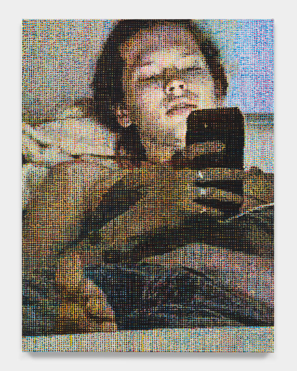 <br>Miles Resting, 2024, by Asher Liftin from the new show of portraiture at Palo Gallery.