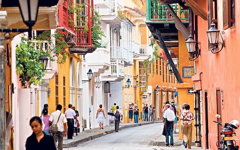 The colourful city of Cartagena - Credit: AP