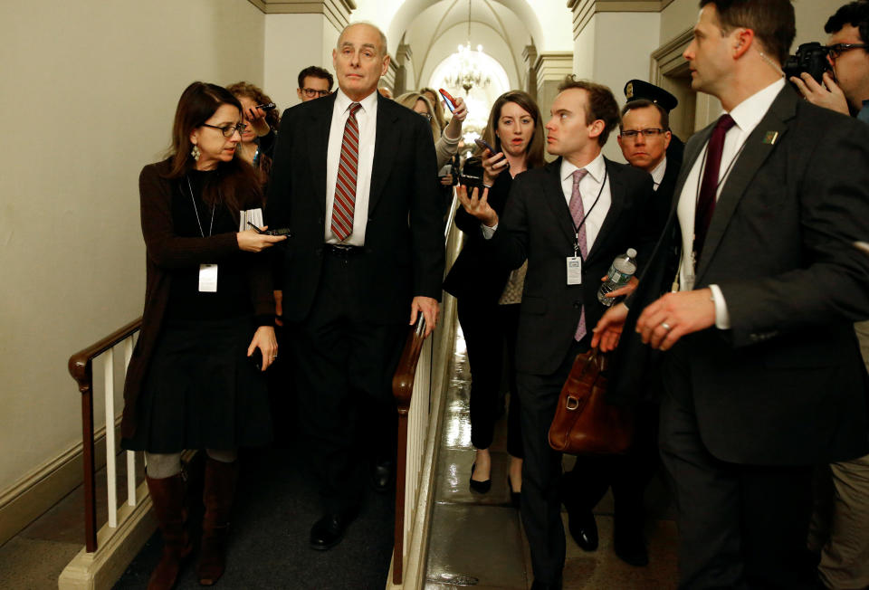 &ldquo;I can confirm that Chief of Staff Kelly said today that the President&rsquo;s campaign was not fully informed about the wall he was promising to voters,&rdquo; a lawmaker in a closed-door meeting said. (Photo: Joshua Roberts / Reuters)