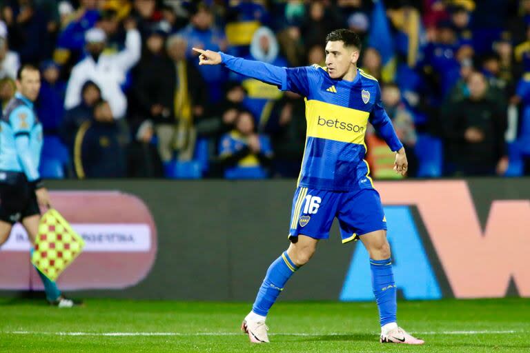 Miguel Merentiel es uno de los pocos habituales titulares que juega para Boca en Ecuador