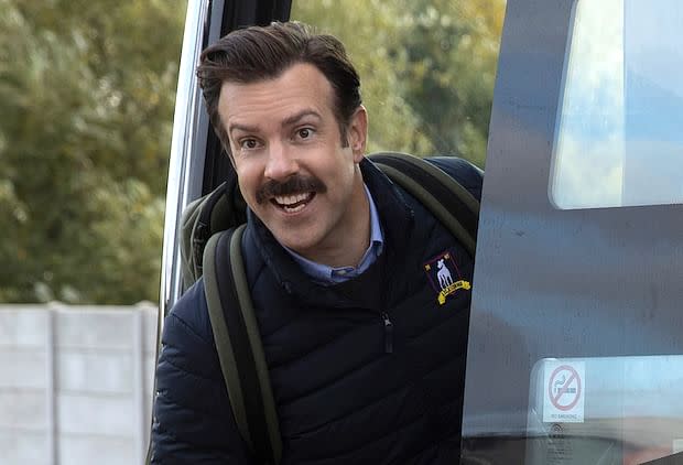 <div class="paragraphs"><p>Jason Sudeikis wins for <em>Ted Lasso</em>.</p></div>