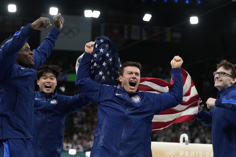 The U.S. men's gymnastics team ended a lengthy Olympic medal drought