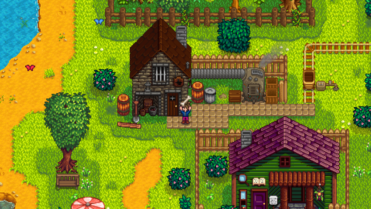  Best co-op games - Stardew valley. 