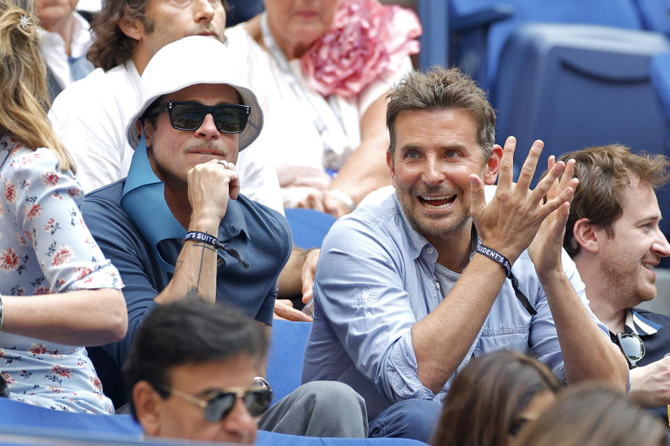 Brad and Bradley sitting in the audience