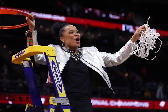 <p>Gregory Shamus/Getty</p> Dawn Staley