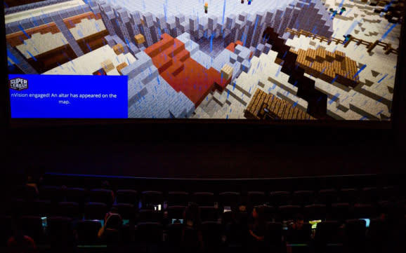 Super League Gaming lets kids play in movie theaters.