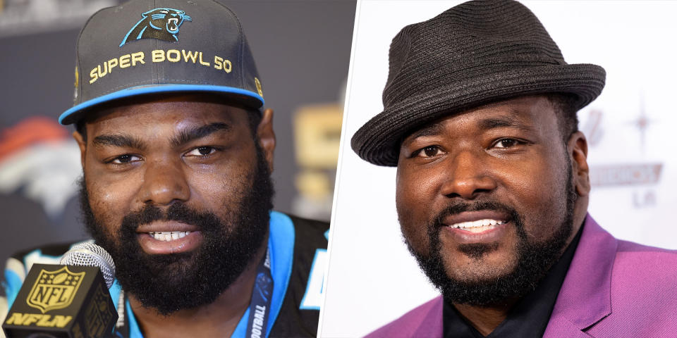 Michael Oher and Quinton Aaron (Thearon W. Henderson / Amanda Edwards / Getty Images)