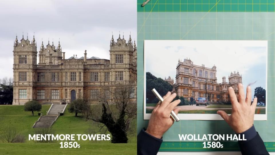 Two Elizabethan manors used in Christopher Nolan Batman movies as Wayne Manor