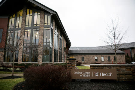 A general view of the Lindner Center of Hope is seen in Mason, Ohio, U.S., January 23, 2019. REUTERS/Maddie McGarvey