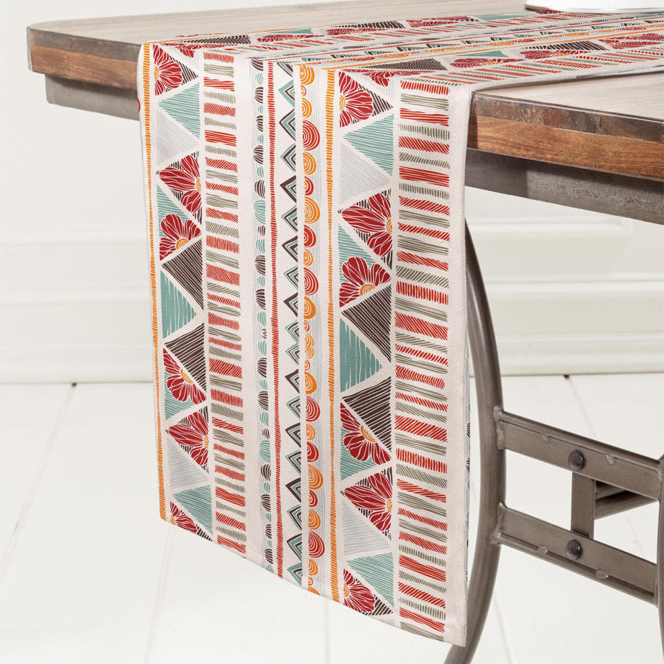 <p>Hippy is hip this year. Bring your best boho-chic to the dinner table with Deny Designs' Desert Marsala Boho Table Runner, or give your loveseat some personality with the <a rel="nofollow noopener" href="https://www.zola.com/shop/product/josie_hollywood_boho_pillow?utm_source=InStyle&utm_medium=Referral&utm_campaign=Top%205_Home%20Trends" target="_blank" data-ylk="slk:Josie by Natori Hollywood Boho Embroidered Square Pillow;elm:context_link;itc:0;sec:content-canvas" class="link ">Josie by Natori Hollywood Boho Embroidered Square Pillow</a>. Let the good vibes flow.</p>