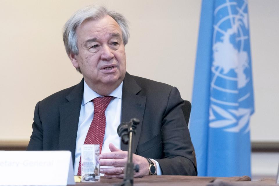 聯合國秘書長古特瑞斯(Antonio Guterres)。(UN Photo/Jean-Marc Ferré)