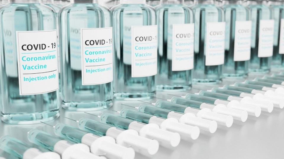 一份英國研究顯示，各種品牌COVID-19疫苗當做加強劑都可以提高抗體與T細胞水平。COVID-19疫苗示意圖。 (圖:Pixabay)