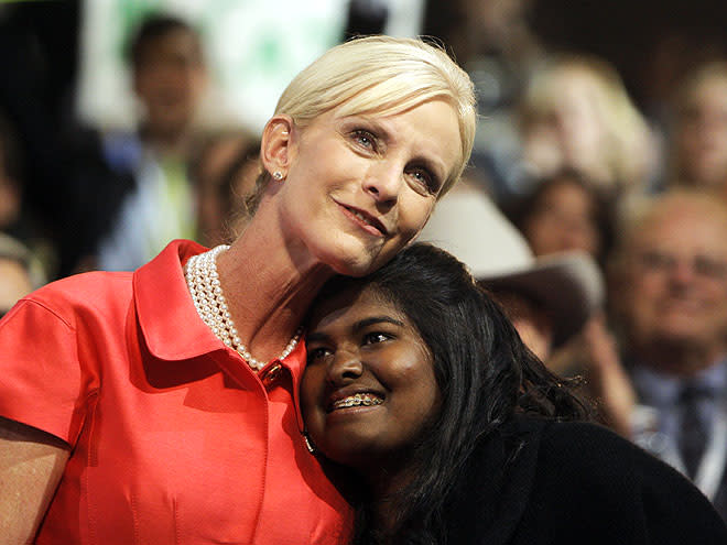 Cindy McCain (left) with daughter Bridget | Jae C. Hong/AP