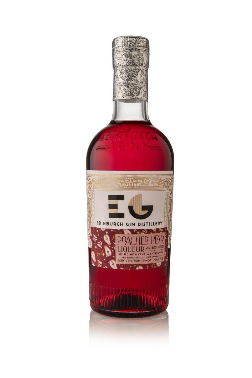 <p>Available online or at John Lewis, kick off the festive period with Edinburgh Gin's new Poached Pear Liqueur, which is full of flavours like sweet pear, delicate red wine, and cinnamon. We're already feeling more Christmassy.</p><p><a class="link " href="https://www.edinburghgin.com/shop/gins/poached-pear-gin-liqueur" rel="nofollow noopener" target="_blank" data-ylk="slk:SHOP NOW">SHOP NOW</a></p>