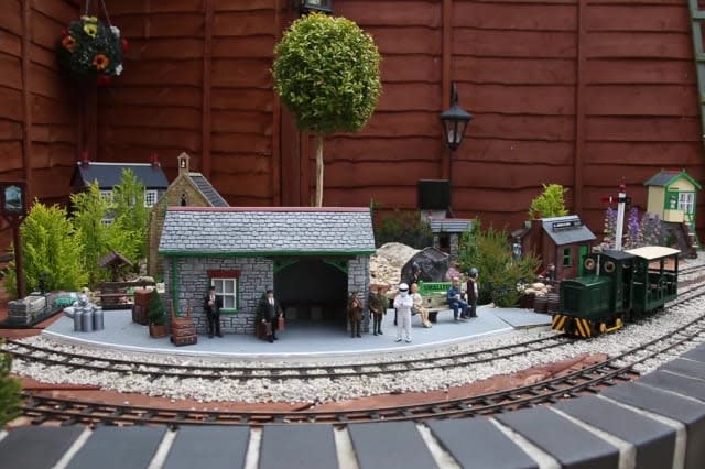 A woman has built a 'real life' model village