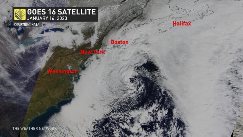 Subtropical Storm One Satellite January 16 2023