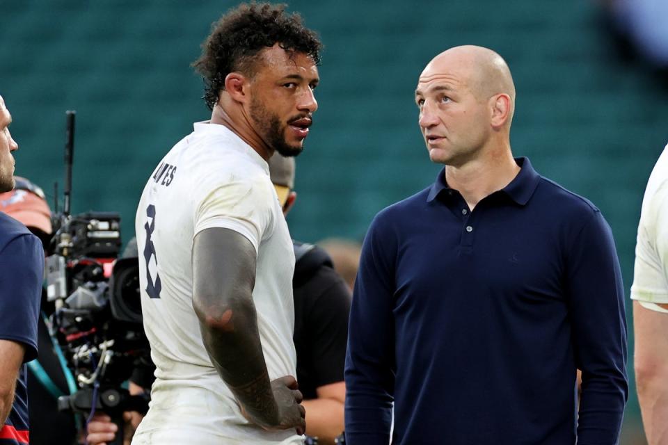 Steve Borthwick has hailed Courtney Lawes’s intelligence and work-rate (Getty Images)