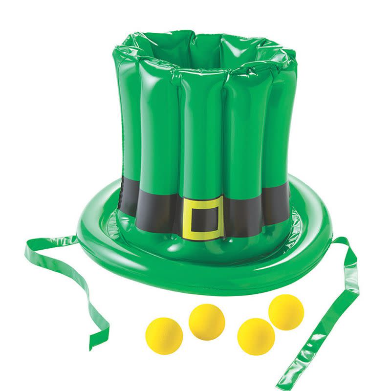 inflatable st patricks day hat toss game