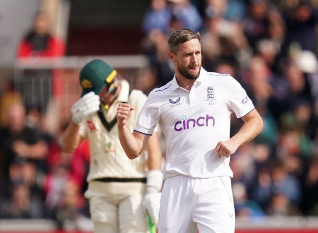 Chris Woakes, right, helped England come from 2-0 down to draw 2-2 in the Ashes (Martin Rickett/PA)