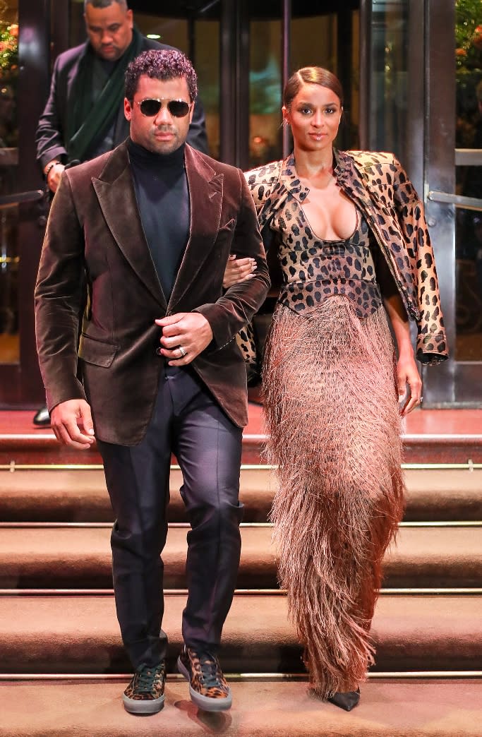 Ciara Looks Stunning in a Leopard-Print Outfit That Matches Russell  Wilson's Shoes on Date Night