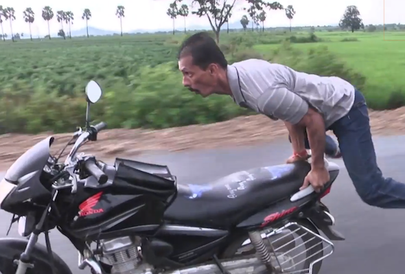 The motorcycling yogi