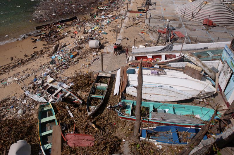 Aftermath of Hurricane Otis