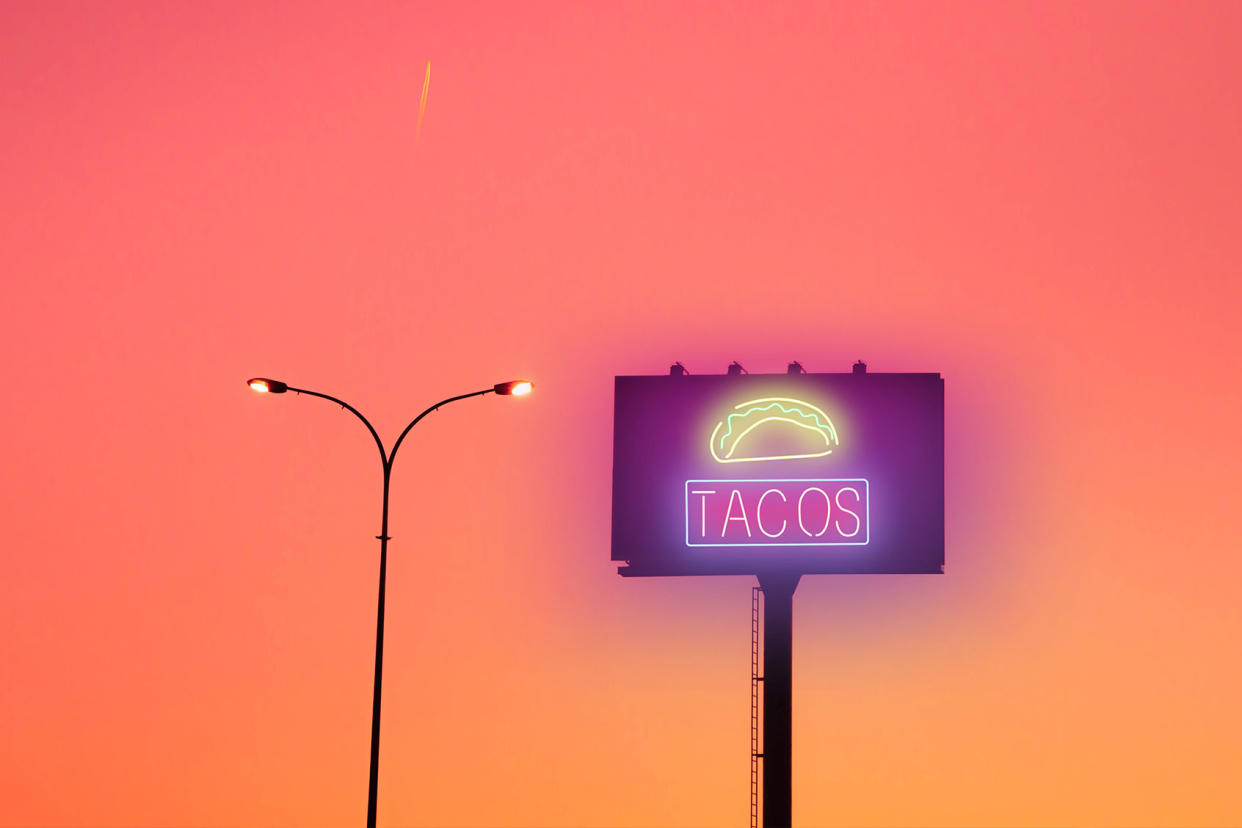 Neon sign for Tacos Getty Images/Artur Debat