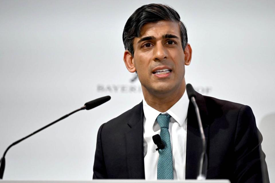 Prime Minister Rishi Sunak (Ben Stansall/PA)