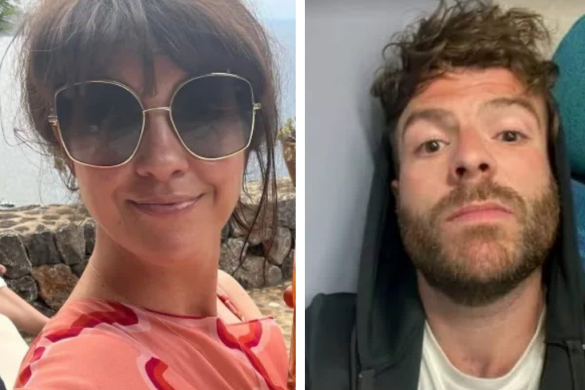 Celebs air their frustration online as they join thousands stranded abroad due to air traffic control chaos (Instagram/Dawn O’Porter/Jordan North)