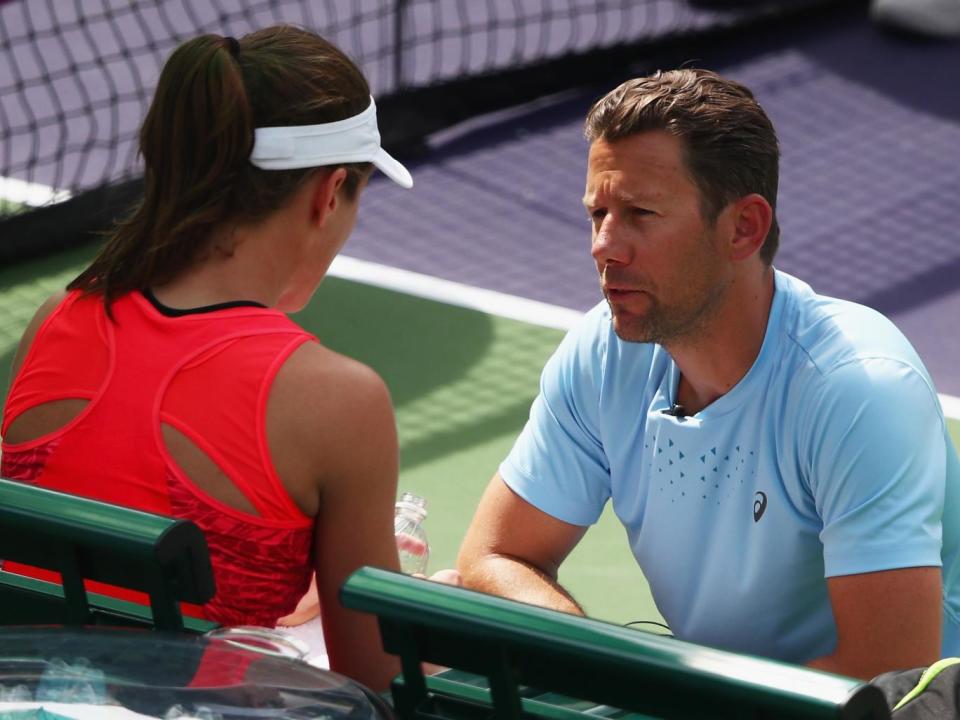 Konta is now working with Belgian coach Wim Fissette (Getty)