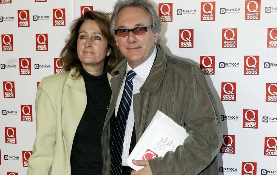 Trevor Horn with his late wife Jill Sinclair at the Q Awards in 2005 - Tim Matthews/LFI