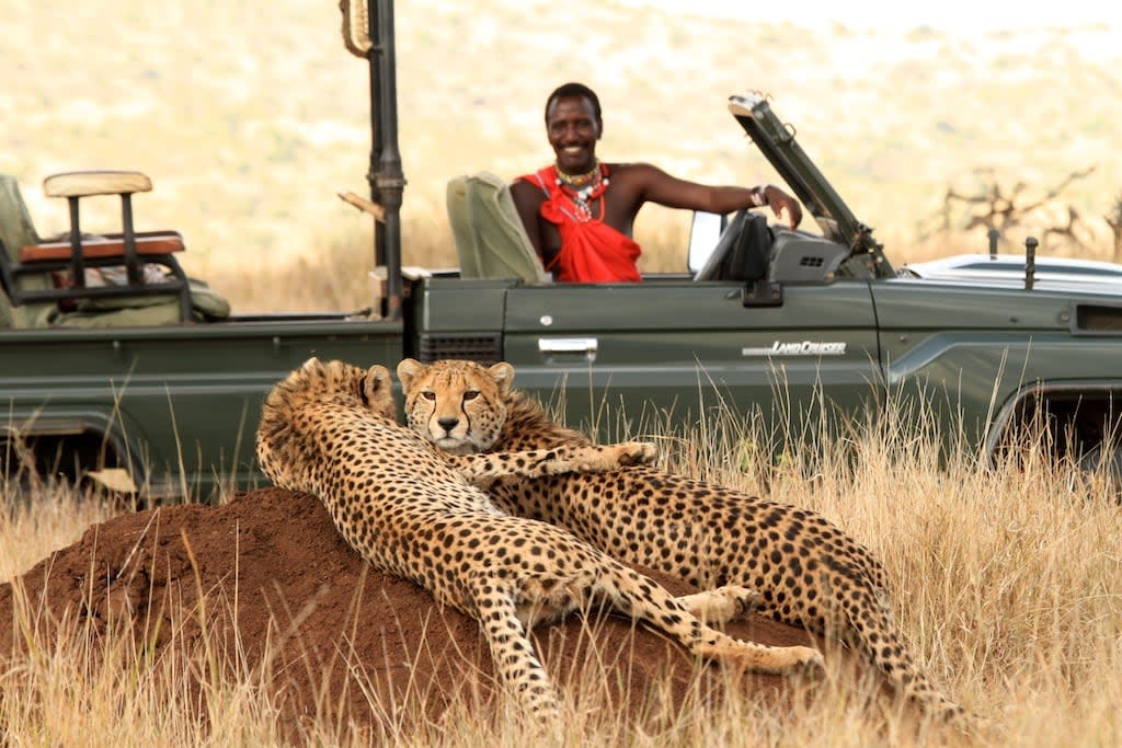 Karmushu Kiama, co-manager of Lewa Wilderness, is the perfect teacher for children and adults, alike