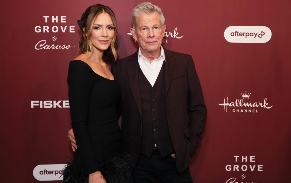 David Foster and Katharine McPhee in Los Angeles, November 2023