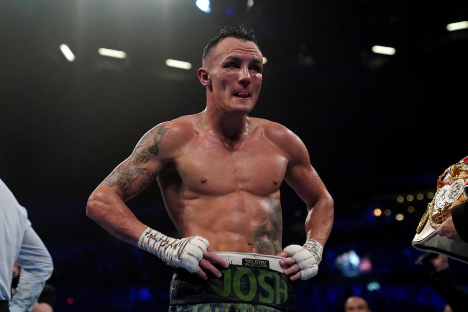Josh Warrington has not given up on ruling the featherweight division (Tim Goode/PA) (PA Wire)