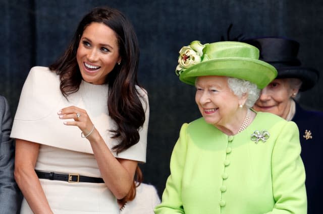 The Duchess Of Sussex Undertakes Her First Official Engagement With Queen Elizabeth II