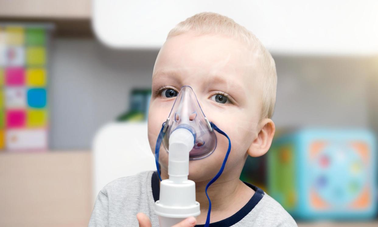 <span>Salbutamol is administered via a nebuliser, which pushes air through the liquid to create a mist that relaxes the patient’s muscles and reopens airways.</span><span>Photograph: Piotr Adamowicz/Alamy</span>