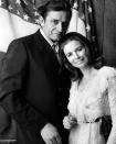 <p>June Carter and Johnny Cash often performed country duets together. In 1968, Cash proposed to Carter during a live performance at the London Ice House in Ontario. The <a href="http://theboot.com/johnny-cash-proposes-june-carter/" rel="nofollow noopener" target="_blank" data-ylk="slk:wedding took place;elm:context_link;itc:0;sec:content-canvas" class="link ">wedding took place</a> on March 1, 1968 and they stayed married until her death in May 2003. </p>