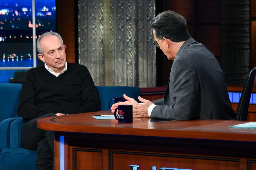 NEW YORK - DECEMBER 8: The Late Show with Stephen Colbert and guest Dr. David Agus during Wednesday's December 8, 2021 show. (Photo by Scott Kowalchyk/CBS via Getty Images)