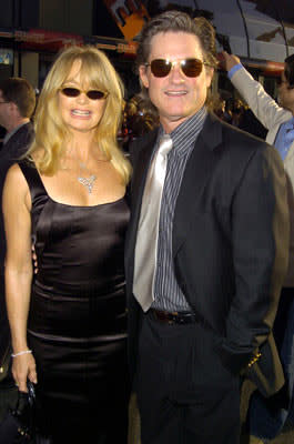 Goldie Hawn and Kurt Russell at the Hollywood premiere of Touchstone Pictures' Raising Helen