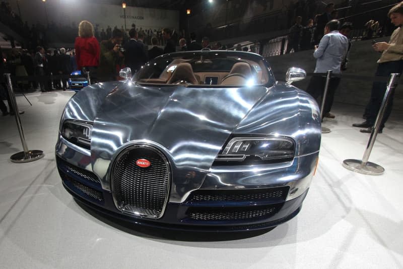 Bugatti uses a 12-cylinder engine in its Veyron Supersport to manage a top speed of 415 km/h. Thomas Geiger/dpa
