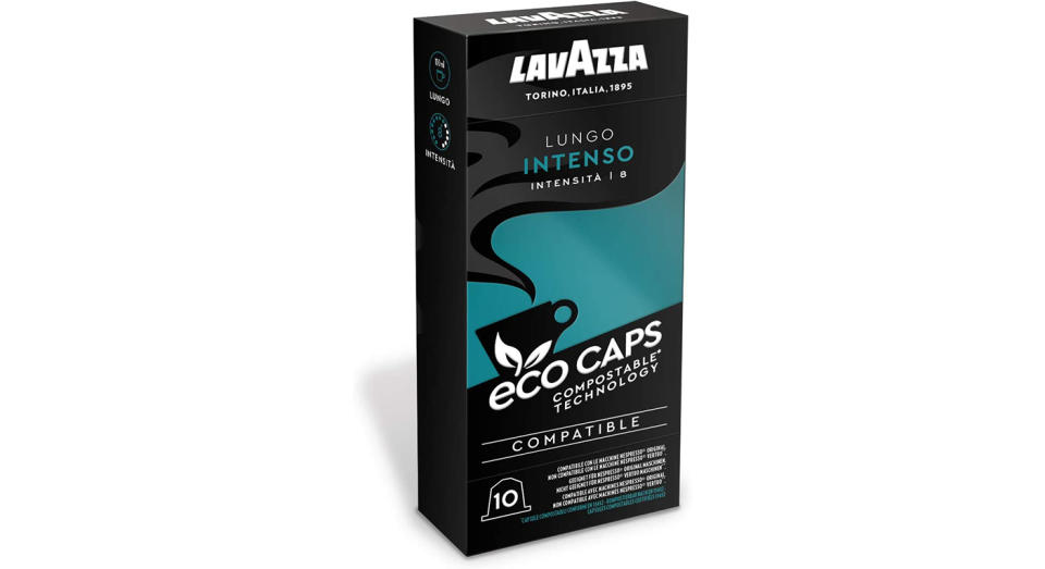 Lavazza 100 Eco Caps Coffee Pods compatible with Nespresso 