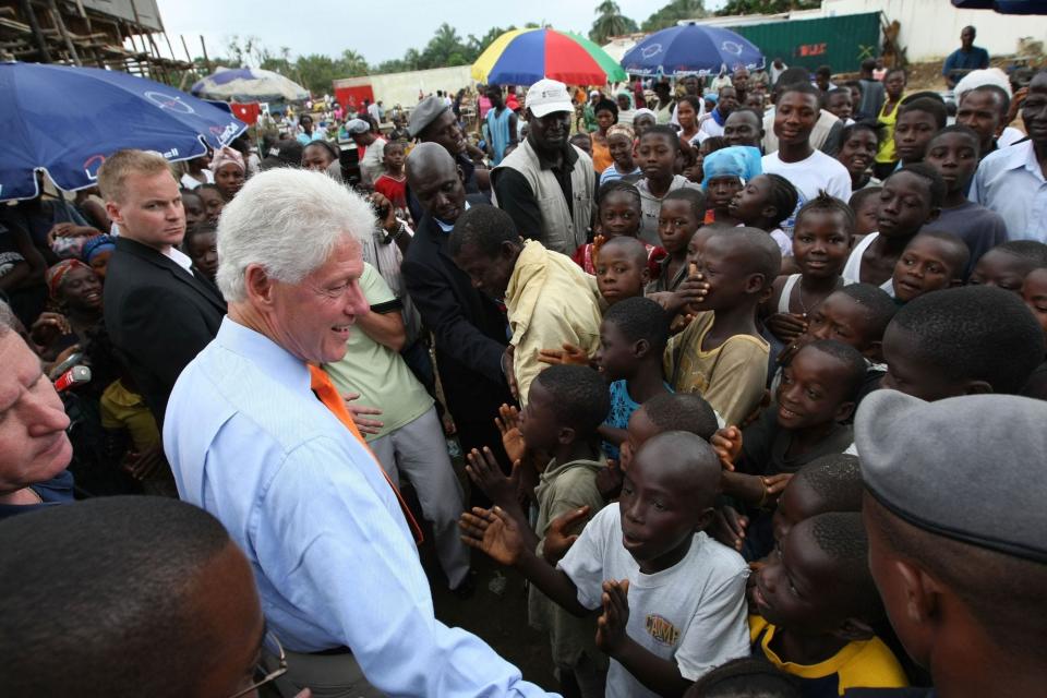 bill clinton africa aids