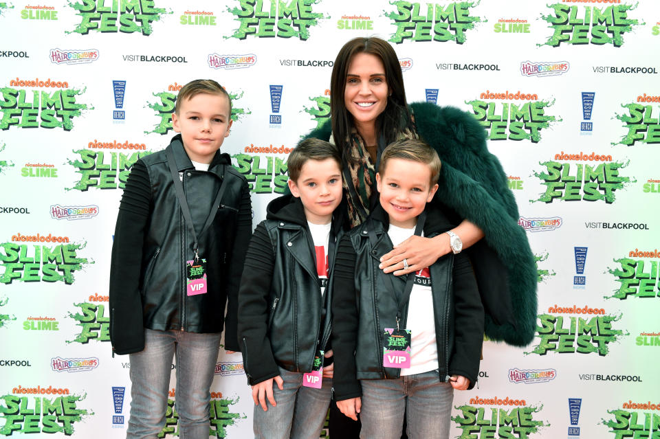 Danielle Lloyd praised her sons for coming to her rescue. (Photo by Shirlaine Forrest/Getty Images for Nickelodeon Slimefest)