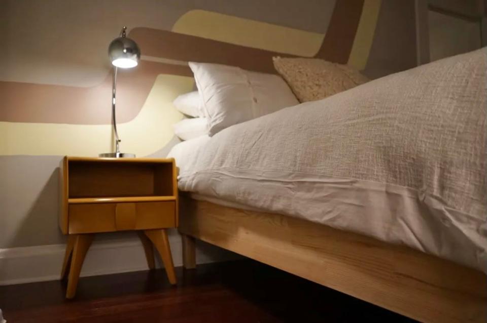 Bedroom at Antiques on High Townhouse in the Village